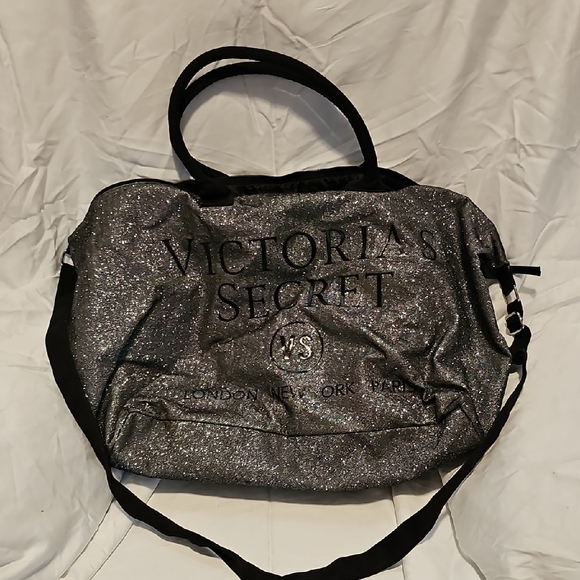 Victoria's Secret Handbags - Victoria's Secret Glittery Gray Tote